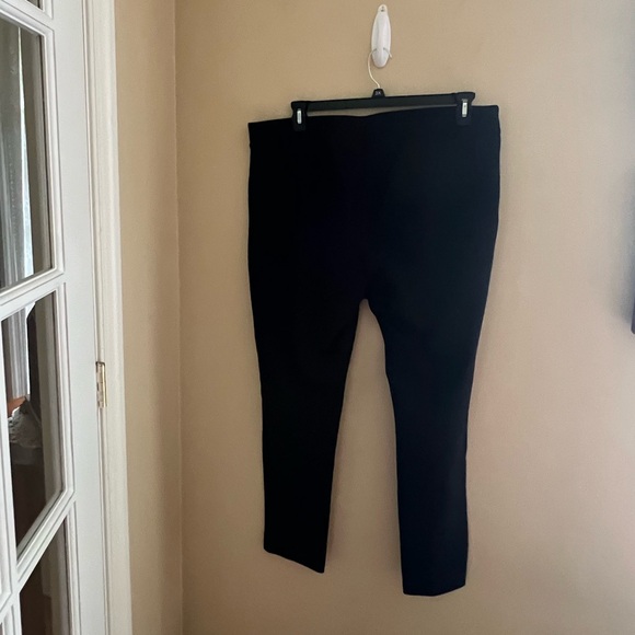 ◾️CALVIN KLEIN: Women’s XL, power stretch black half faux suede leggings◾️ - Picture 8 of 9